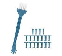 Generic Electric Shaver Cleaning Brush Soft Bristles Replacement for Shaver Accessories,50pcs,Multi Purpose for Appliances,Blue