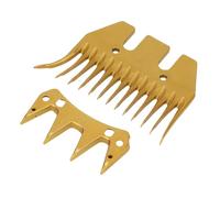 Generic Electric Sheep Shear, High Carbon Steel 13 Tooth Curved Replacement Shear, Advanced Coating with Curved Vane/Wing, Ideal for Sheep, Alpacas & Llamas Sparse Wool Shearing