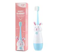 Generic Electric Toothbrush Kids, Battery Powered Cute Rabbit Ears, Blue
