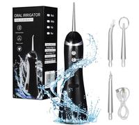 Generic Electric Water Flosser Cordless Oral Irrigator with 3 Cleaning Modes, 200ml Capacity and 1000mah Rechargeable Battery, High Pressure Pulse for Braces and Daily Dental Care,