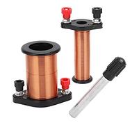Generic Electromagnetic Induction Coil Efficient Physics Teaching Instrument for Middle/High School Students Lightweight Portable Study Tool PVC Brass 1 Set