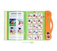 Generic Electronic ABC Sound Book Educational Toy for Kids Learning, with Pen, Suitable for 3+ Years Old, ABS Material (Orange)