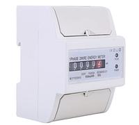 Generic Electronic Energy KWh Meter High Reliability for Single-Phase 2 Wire AC Efficient Electrical Energy Meter Reading for Indoor Installation