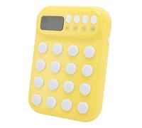 Generic Electronic Handheld Memory Game for Kids Multi Functional Brain Teasers Puzzle Concentration Training Plastic Portable for Cognitive Development (Yellow)
