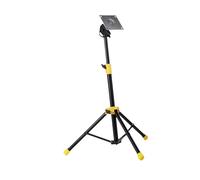 Generic Electronic Mounting Stand with Plate Adjustable Heavy Duty Accessory Sample Pad Portable Metal Silent Drum Pad Stand, Black Yellow