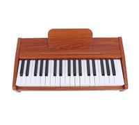 Generic Electronic Piano Keyboard 37 Keys Realistic Feel for Children Learning Music Imitation Wood Grain