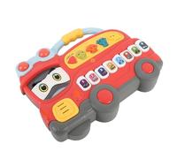 Generic Electronic Piano Keyboard Fire Truck Shape Kids Music Toy Musical Instrument Learning Tool for Kindergarten Educational Use