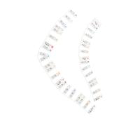 Generic Electronic Piano Sticker Set with Color Coded Removable Note Labels for Beginners and Children 61 Keys