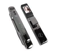 Generic Electronic Smart Lock,Fingerprint Door Lock,3D Face Recognition Smart Lock,24 Hour Monitoring Fingerprint Keyless,Entry Mortise Lock with Keypad for Home Office Apartment