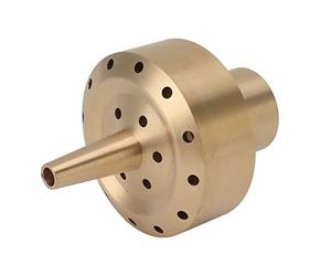 Generic Elegant Brass Column Fountain Nozzle for Stunning Water Displays in Gardens and Parks 1 Piece (G2 Inch)