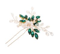 Generic Elegant Green Metal Hair Accessories for Women Secure Fit for Weddings Parties Fade Resistant Design Stunning Updo Enhancer for Brides Bridesmaids