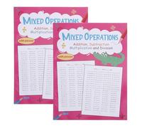 Generic Elementary School Mathematics Exercise Book Math Workbook for School Math Workbook Activity Book