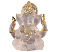 Generic Elephant God Statue Made of Resin, Buddha Figure, Decoration, Handicraft, White