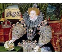 Generic Elizabeth I of England Armada Portrait Art Poster Print A4