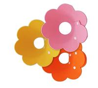 Generic Elizabethan Cat Collar, Cat Recovery Collar, Lightweight Snap Button Closure, Prevents Cute Licking 3 Pieces for Post Surgery (S)