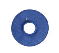 Generic Elizabethan Dog Collar, Dark Blue Lightweight Breathable Mesh Conical Collar for Large Dogs (S)
