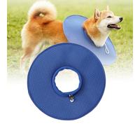 Generic Elizabethan Dog Collar, Dark Blue Lightweight Breathable Mesh Conical Collar for Large Dogs (XL)