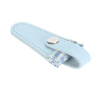 Generic Embroidery Scissors Sheath Protective PU Leather Cover for Sewing Quilting, Household Use, 2.9x1.3x0.4in (Blue)