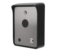 Generic Emergency Calling Point GSM-HELP Handfree Audio Intercom Alarm System for Private Houses and Public Safety, Black, 1 Unit