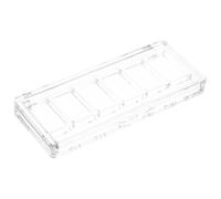Generic Empty Eyeshadow Palette Plastic Cosmetic Storage Box with Six Compartments Versatile Makeup Organizer for Blush and Concealer Suitable for Everyday Looks and Travel