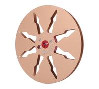 Generic Empty Tape Reel Sound 7 Inch Open Reel Replacement for Studer, Aluminum Alloy NAB Flanges for Universal to Recorder (Gold)