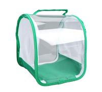 Generic Enclosure Portable Breathable Mesh Cage for Breeding Small and Caterpillars 20x20.5x24cm