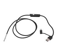 Generic Endoscope Inspection Camera 3.9mm HD Borescope LED Endoscope IP67 6 LED Lights ABS Material USB Compatible with, PC. For Industrial Equipment Inspection, Drainage Pipes, Machinery 1280 X