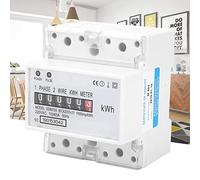 Generic ENFAS 4P LED Your Rail EL CROSSING WATTMeter Energy Mete DDM75S 10-40A 11 * 8 * 8 Your Rail Meter