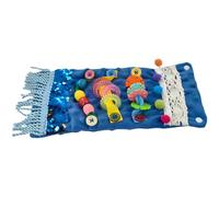 Generic Engaging Textures Blue Sensory Fidget Mat, 5.1 X 11.2 in, Plush Touch, Sensory Stimulation, Fidget Tools for Dementia, Alzheimer's