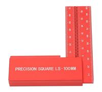 Generic Engineer Square Multifunctional Compact L Type Right Angle Ruler Tool in Aluminium Alloy for Carpenters 100mm