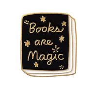 Generic English Letter Just One More Page Book Hedgehog Enamel Pin Badges Jacket Shirts Bag Decor