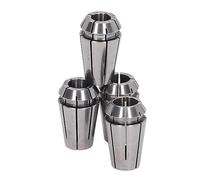 Generic ERG16 Collet Chuck Set of 4 High-Precision Spring Collets for Boring Milling Reaming Grinding - Durable Spring Steel