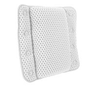 Generic Ergonomic Bath Pillow for Bathtub with Neck and Back Support, Non-slip Pvc Foam Cushion, White Double-flap Design, Adult Tub Shower Cushion for Spa Relaxation