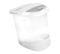 Generic Ergonomic Foot Bath Foot Soaking Tub Multifunctional Foot Spa Basin Massager with Heat Insulation Sturdy Portable Design Suitable for Home Bedroom, White with lid