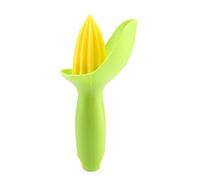Generic Ergonomic Mini Lemon Squeezer Juicer for Lime Orange Easy to Use for Home Kitchen Green or Black (Green)