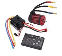 Generic ESC Brushless Motor, Portable Safe Combo Set ESC Programming Board for 1/10 RC Car Game (4500KV)