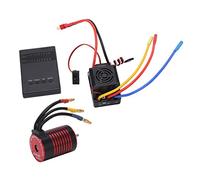 Generic ESC Brushless Motor, Portable Safe Combo Set ESC Programming Board for 1/10 RC Car Game (5200KV)