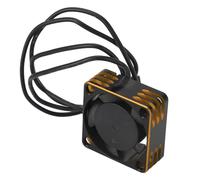 Generic ESC Motor Cooling Fan, Aluminium Alloy RC Car Motor Cooling Fan Durable High Speed Dissipation Solid Construction 25x25mm for RC Car (Gold)