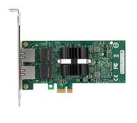 Generic Ethernet Card, For 82576-T2 Gigabit PCI e Dual Port Network Adapter Card Desktop Internal Computer Networking Pcie Network 1000Mbps Server NIC LED