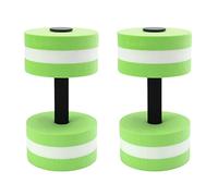 Generic EVA Water Floating Dumbbell Elastic Yoga Exercise Water Dumbbell 2 PCS for Spa Fitness Exercise (Green)