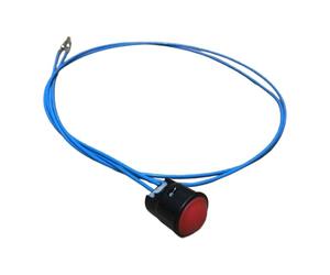 Generic Excavator Joystick Push Button Replacement Part with Control Handle And PP Material for Installation And Maintenance for Machine And, Red 2 Wire