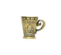 Generic Exclusive Global 2.5"" Vintage Metal Taj Mahal India Antique Souvenir Shot Glass Home Barware