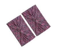 Generic Exercise Headband, Skin Friendly Quick Dry Sweatbands for Yoga, Running & Sports, 2 Pack, Elastic Performance Fabric (Rose Gray)