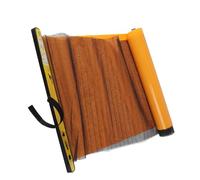 Generic Exercise Slide Board Speed Balance Training for Indoor Outdoor Fitness Slide Board with End Stops for Men and Women Orange 2 Meter