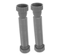 Generic Expandable Flexible Waste Pipe Returning to Original Shape 2pcs Lightweight Plastic Drain Hose for Sink Drain Extension for Home Kitchen and Wash Basin