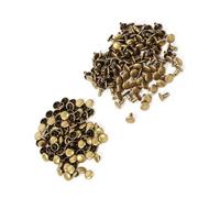 Generic Exquisite 8mm Double Cap Rivets in Gold, Silver, and Bronze for Various Projects (Bronze)