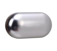 Generic Exquisite Stainless Steel Push Slider Card for Collectors, Fine Craftsmanship, 1.6 X 0.8 X 0.8in