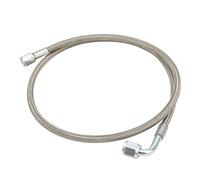 Generic Exquisite Workmanship Turbo Oil Feed Pipe Straight and 90 Degree End for Reliable Lubricant Transfer for DIY Enthusiasts (48 inches)