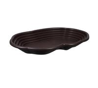 Generic Extra Large Turtle Bathing Tub with Ramp Sturdy Reptile Feeding Dish for Tortoises Snakes and Bearded Dragons Water Bowl for Aquatic Terrariums