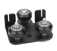 Generic Extruder Back Support Plate with Pulley Accessory for CR Series CR-10S 3D Printers Durable Aluminum Alloy Black 1 Unit